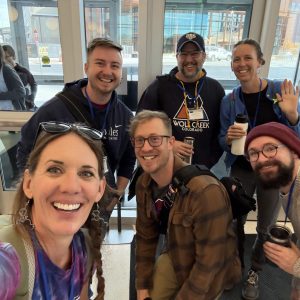 Group of people smiling at the camera